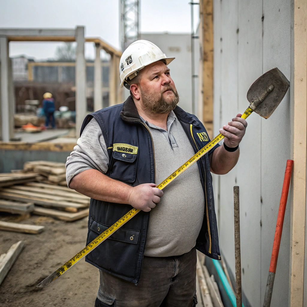Portrait of Marcus Thorne, Handyman Pro, on job site